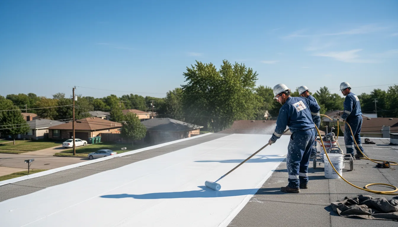 Commercial roof coating in Kinross, MI near me